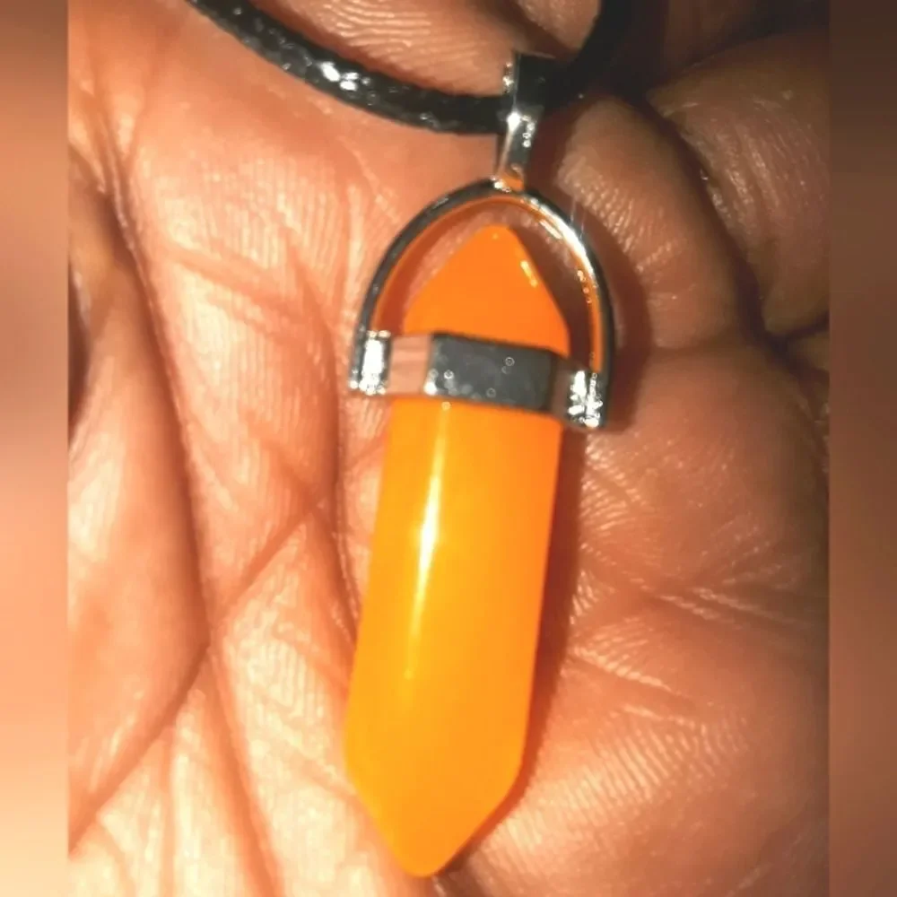 Hand crafted natural energy stone necklace